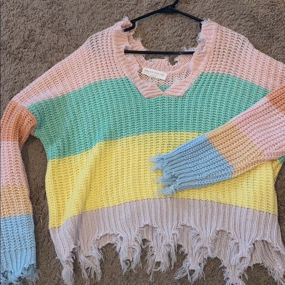Women’s multicolored sweater